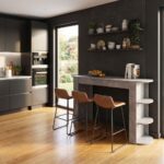 Τραπέζι μπαρ Vigne Megapap χρώμα γκρι σκυροδέματος 150x51,6x101,8εκ. - Image 6