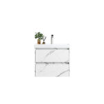 Βάση PVC με δύο συρτάρια και νιπτήρα Marble IVA 60 KARAG 60x47x51cm