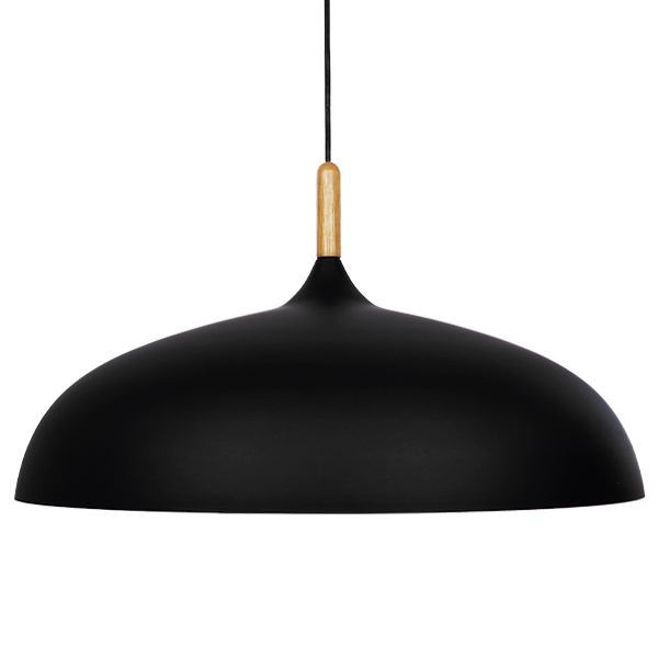 new_led_king_fotistika_01259_0 GLOBOSTAR® VALLETE 01259 Μοντέρνο Κρεμαστό Φωτιστικό Οροφής με Ντουί 1 x E27 AC 220-240V IP20 - Μαύρο & Μπεζ - Μ60 x Π60 x Υ35cm - Image 1