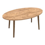 Τραπέζι σαλονιού Sartori pakoworld oak 90x45x43εκ - Image 2