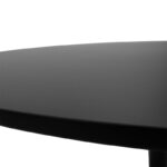 Τραπεζαρία Balou-Noor pakoworld σετ 5τεμ MDF μαύρο-κιτρινο Φ100x73εκ - Image 7