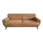 Καναπές τριθέσιος Anbola pakoworld ταμπά ύφασμα 213x87x80εκ - Image 3