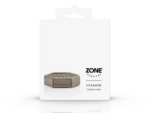 Zone Denmark Σουβέρ Σιλικόνης Με Μεταλλική Βάση Σετ 6 Τμχ 10x10x3,2 - Hexagon Taupe - Image 4