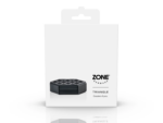 Zone Denmark Σουβέρ Σιλικόνης Με Μεταλλική Βάση Σετ 6 Τμχ 10x10x3,2 - Triangles Black - Image 3
