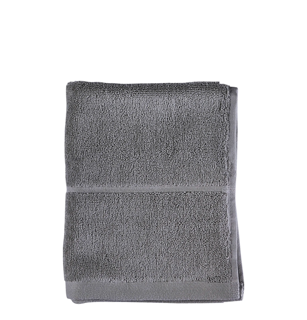 3990_dark_aligned_standard Zone Denmark Πετσέτα Χεριών Βαμβακερή 30x30 - Sauna Grey - Image 1