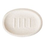 Σαπουνοθήκη BONITA Stoneware Λευκή 12.7x9.2x3.1cm AWD02191915 - Image 3