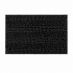 Πατάκι Μπάνιου Chenille 45x70cm Μαύρο MRShome