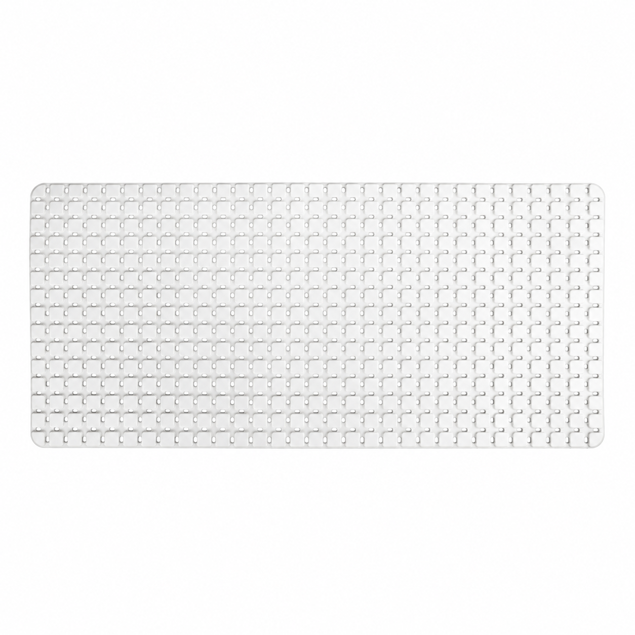 DC-026003_1 Αντιολισθητικό Πατάκι Μπάνιου TPR 35x78cm Λευκό MRShome - Image 1