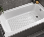 Αντιολισθητικό Πατάκι Μπάνιου TPR 35x78cm Λευκό MRShome - Image 3