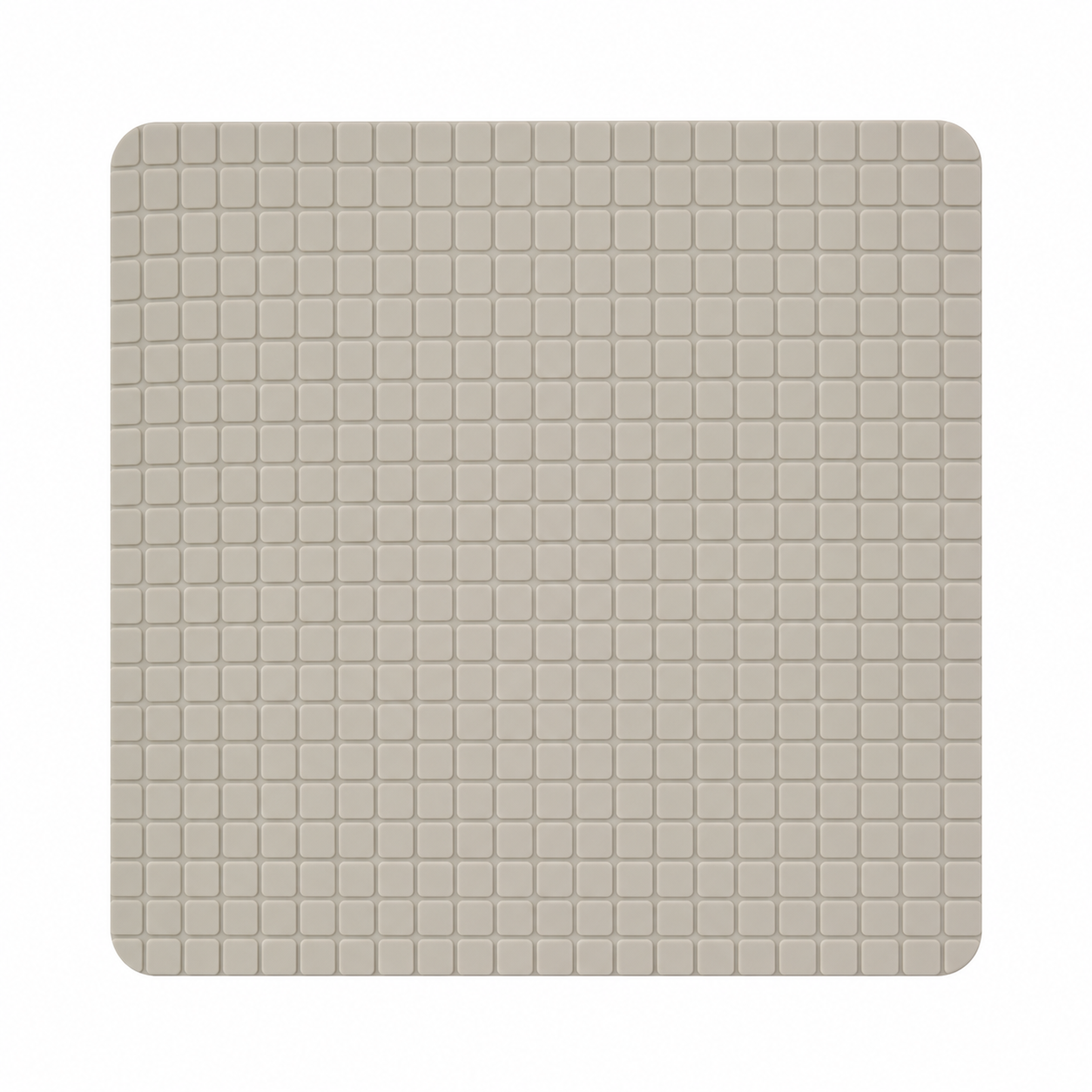 DC-026006_1 Αντιολισθητικό Πατάκι Μπάνιου TPR 52x52cm Μπεζ MRShome - Image 1