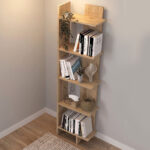 Βιβλιοθήκη Perla Megapap χρώμα sepet oak 48x22x170εκ. - Image 3