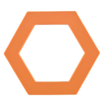 Zone Denmark Σουπλά Για Ζεστά Σκεύη Σιλικόνης 16x14 - Bold Orange